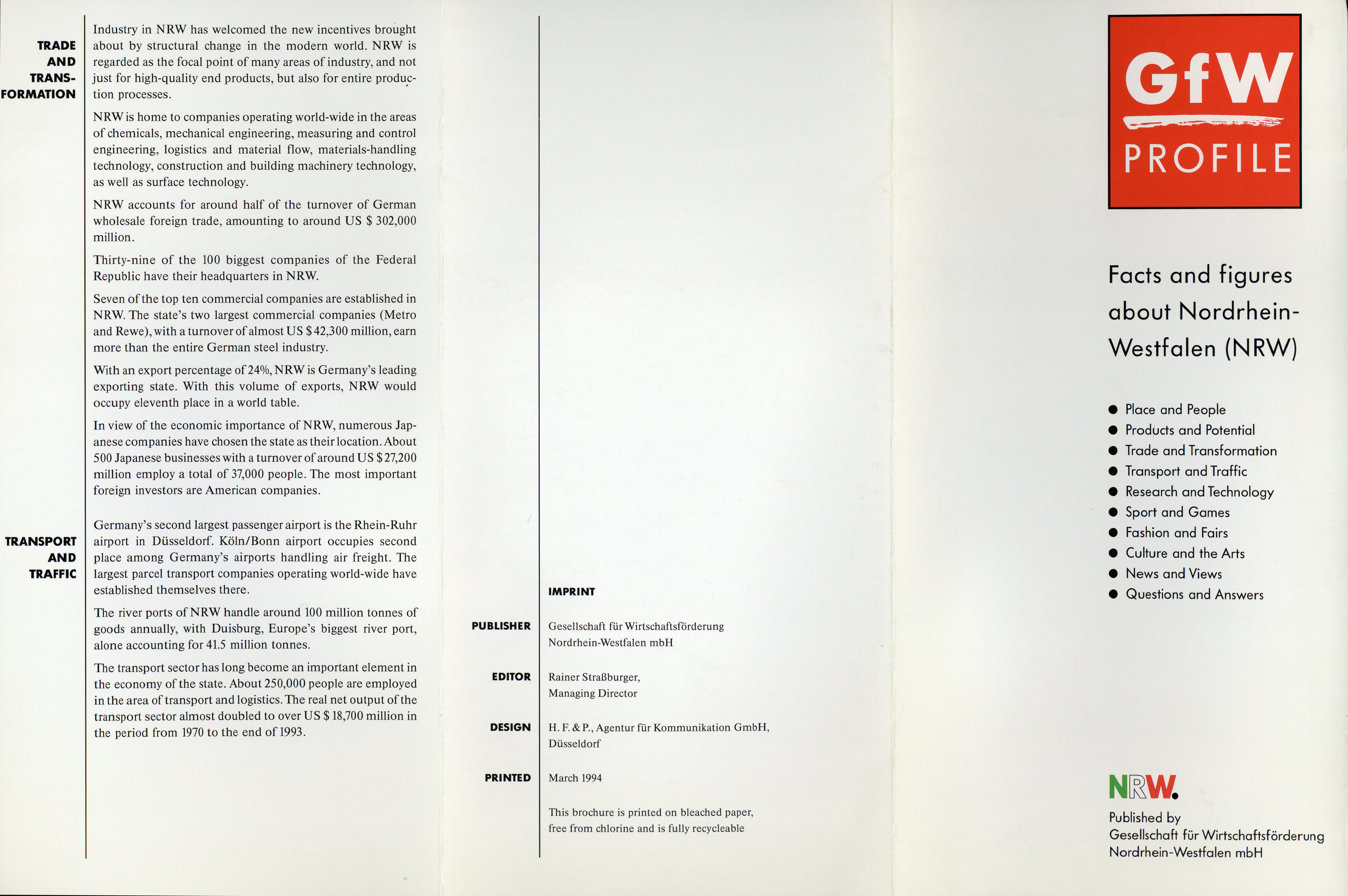 Salt Research Gfw Profile Facts And Figures About Nordrhein Westfalen Nrw