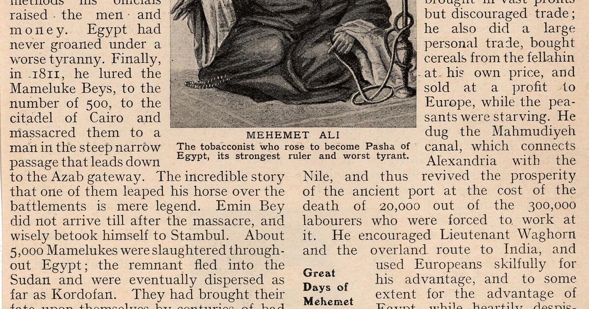 Salt Research Egypt since The Ottoman conquest. Mehemet Ali. Said