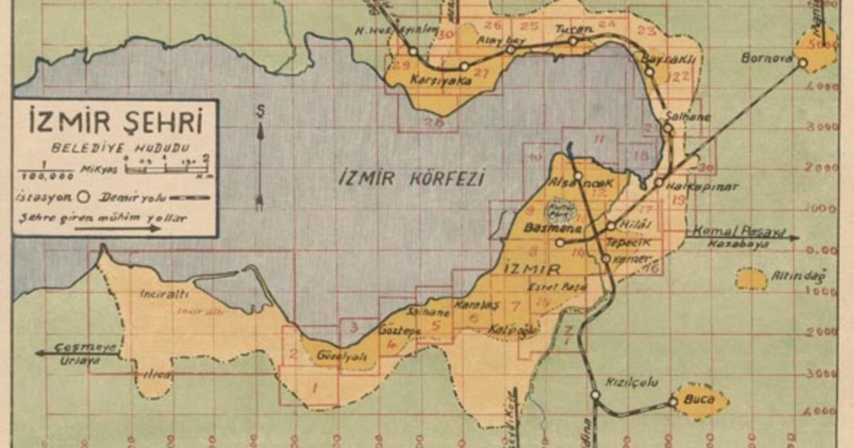SALT Research: İzmir haritası - İzmir map