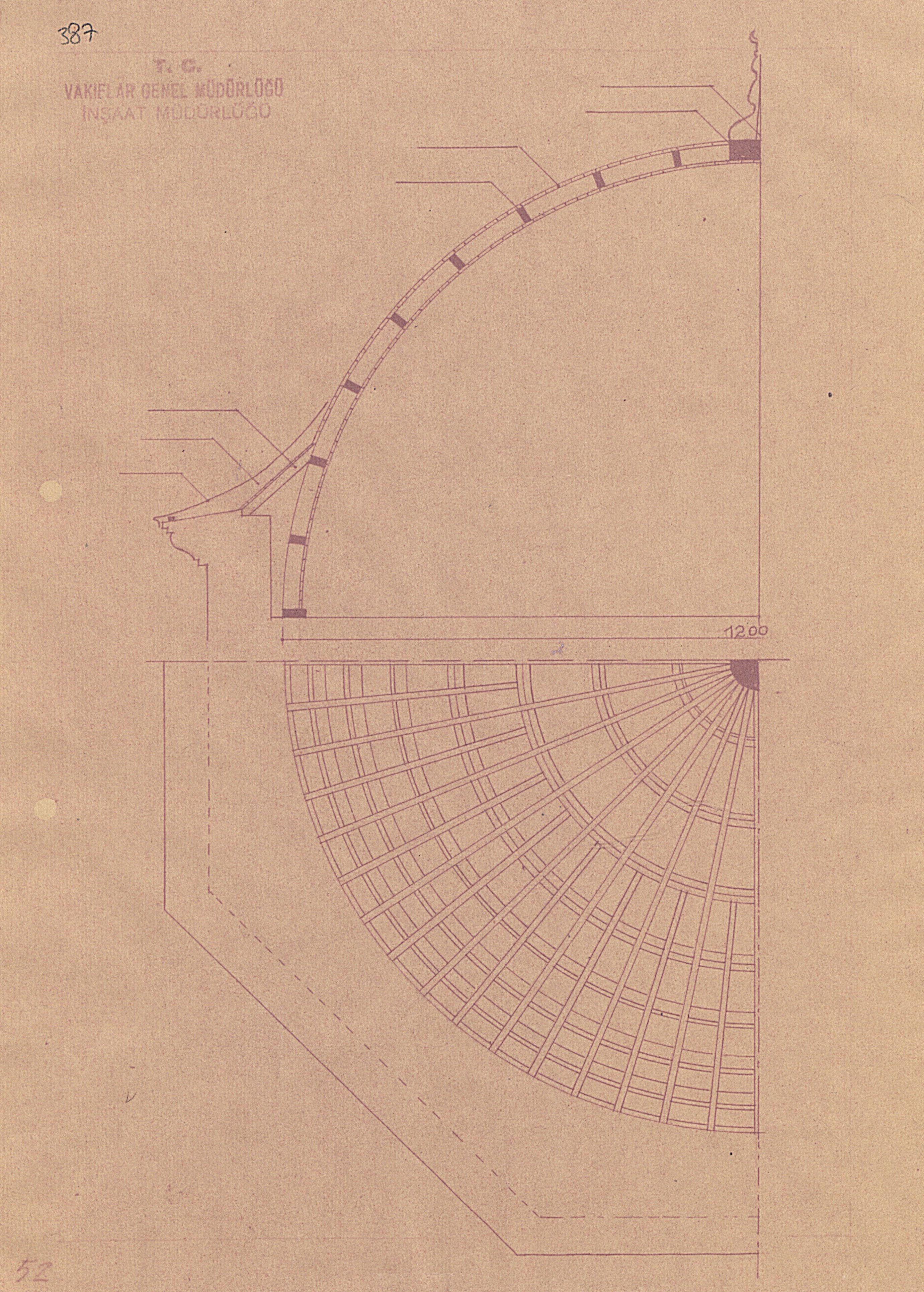 Salt Research: Kubbe detay çizimleri - Detail drawings of a dome