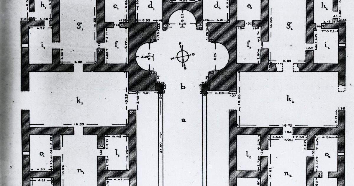 Salt Research: Mşatta Sarayı'nın planı - Blueprint of the Qasr Mshatta