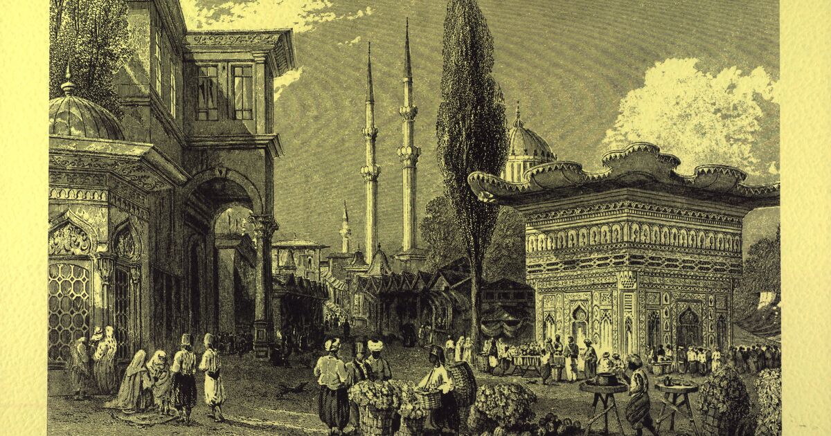 Salt Research: Marché de Tophane au 19. siècle. Gravure de Barlett